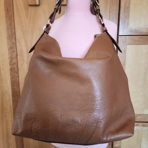 Dooney and Bourke Caramel Dillen Leather Hobo - Picture 5 of 8